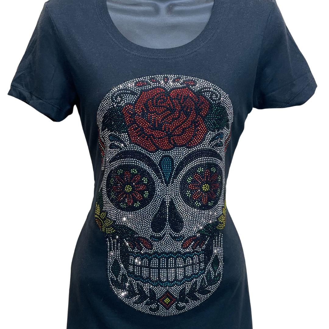 Skull Bling Shirt - Women