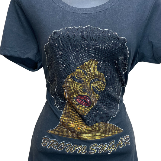 Brown Sugar Bling Shirt - Women