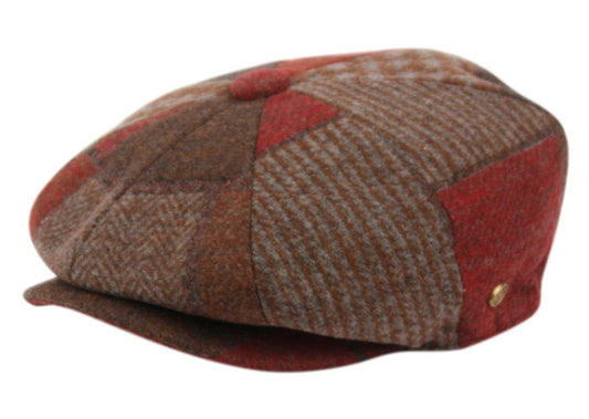 EPOCH - WOOL BLEND PATCH WORK NEWSBOY CAP NSB2760